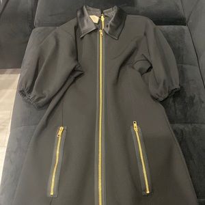 GUCCI Black dress with Gold Zipper